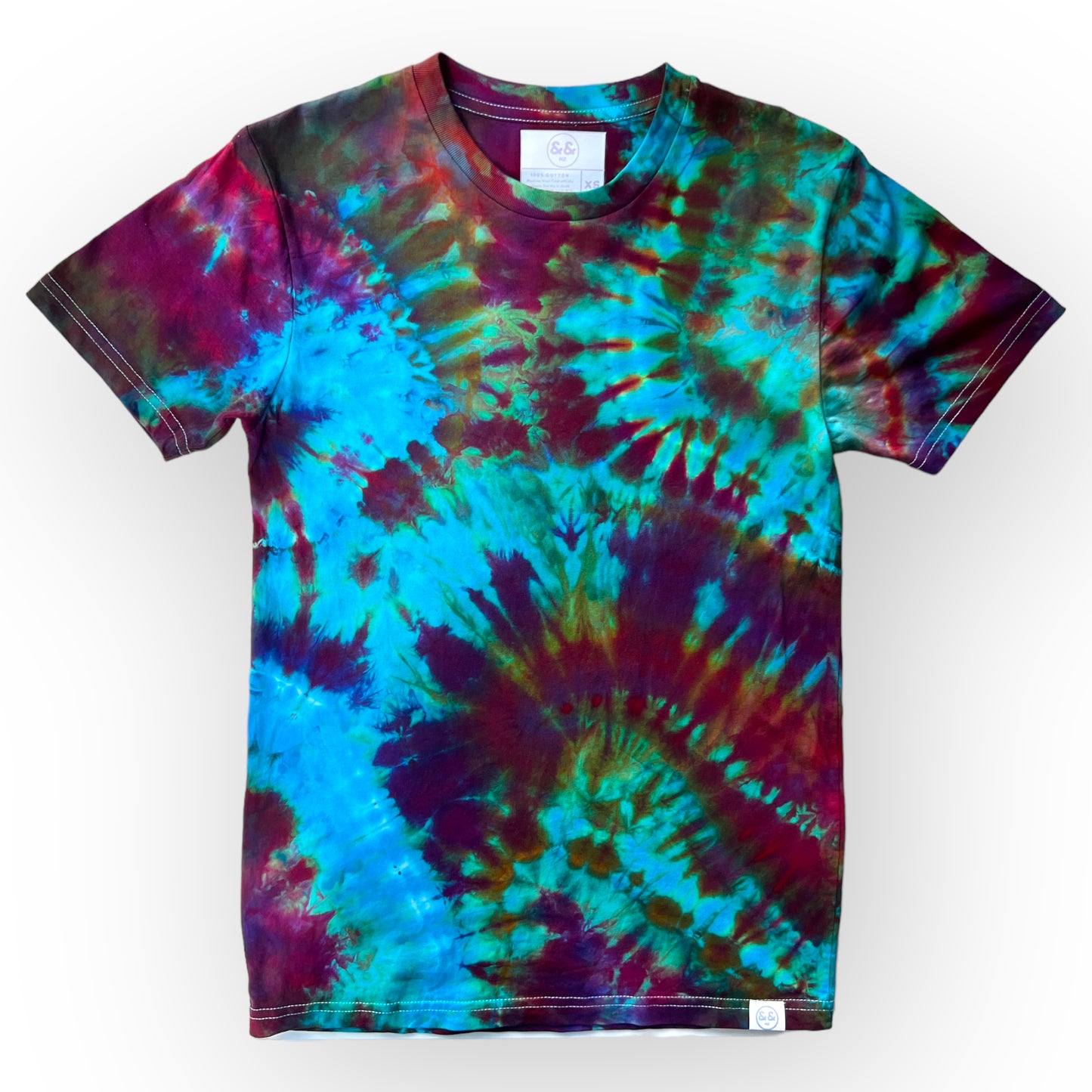 Multi Colour Tie Dye Tee - Adult X-Small