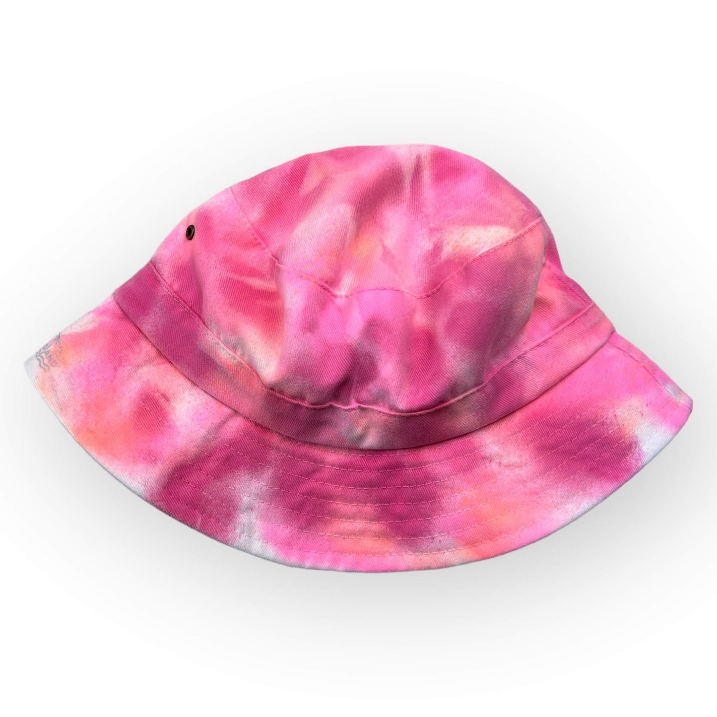 Pink & Orange Tie Dye Bucket Hat - Older Child / Adult Adjustable
