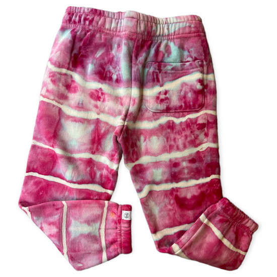 Pinks Stripe Tie Dye Sweatpants Age 4