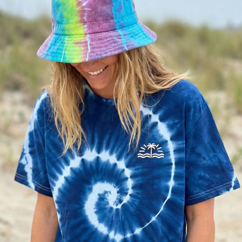 hand dyed MADE to ORDER - Blue Wave T-Shirt by And And Tie Dye