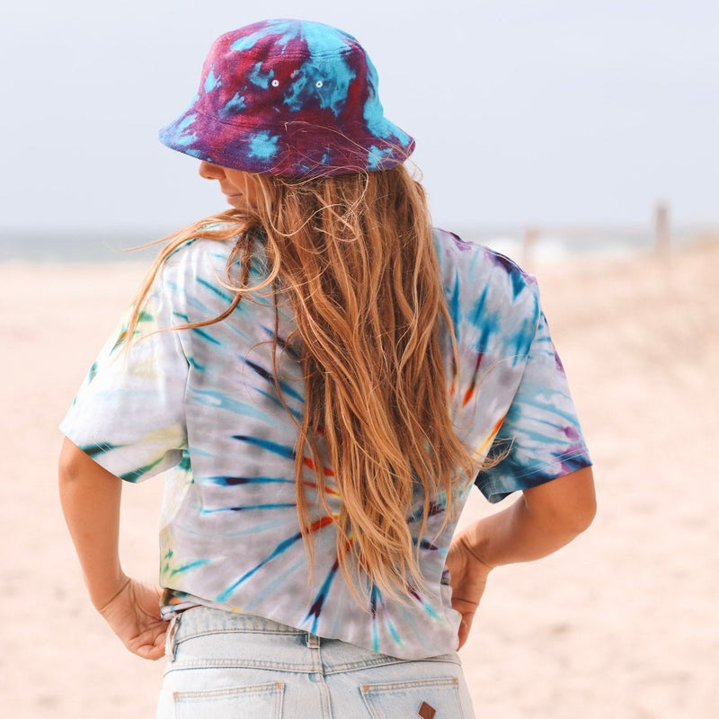 
                  
                    hand dyed MADE to ORDER - Adults Grey Rainbow T-Shirt by And And Tie Dye
                  
                