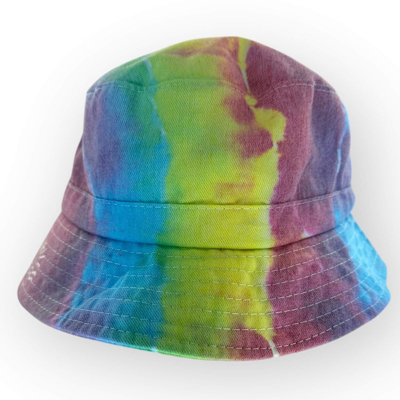 hand dyed Tie Dye Bucket Hat - Older Child / Adult Adjustable by And And Tie Dye