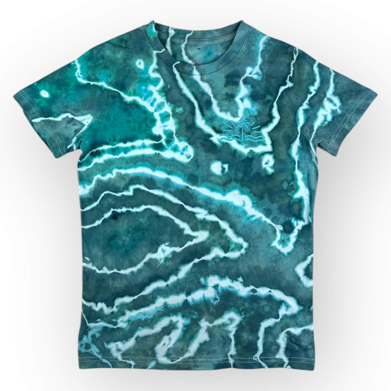 
                  
                    hand dyed MADE to ORDER - Adults Aqua Geode T-Shirt by And And Tie Dye
                  
                