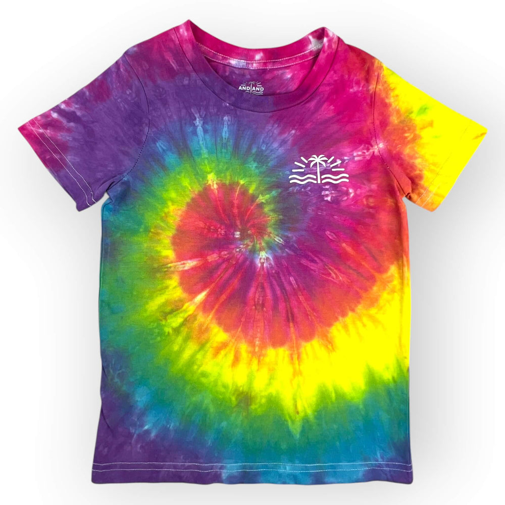 hand dyed Tie Dye Tee Age 4 by And And Tie Dye