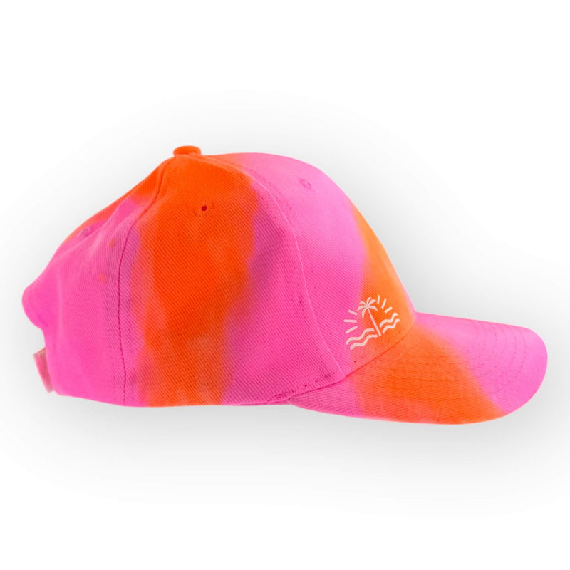 hand dyed Tie Dye Cap - Toddler / Younger Child Adjustable by And And Tie Dye