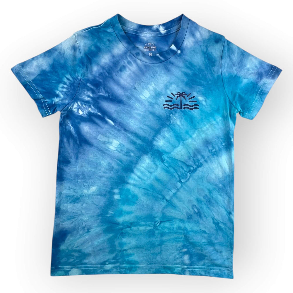 hand dyed Tie Dye Tee Age 8 by And And Tie Dye