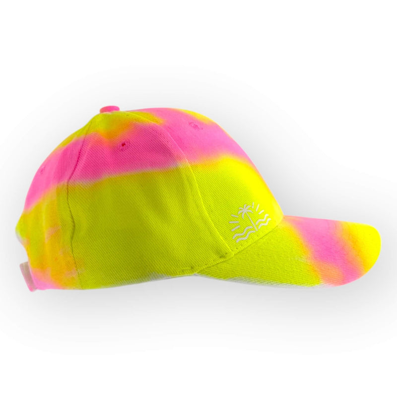 hand dyed Tie Dye Cap - Toddler / Younger Child Adjustable by And And Tie Dye