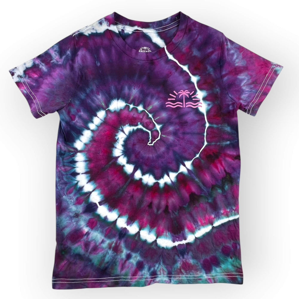 hand dyed Tie Dye Tee Age 8 by And And Tie Dye