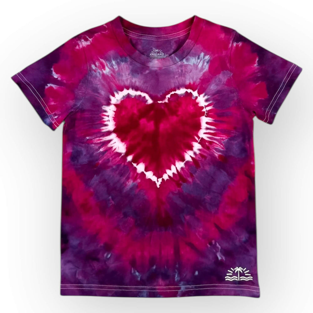 hand dyed Tie Dye Tee Age 6 by And And Tie Dye