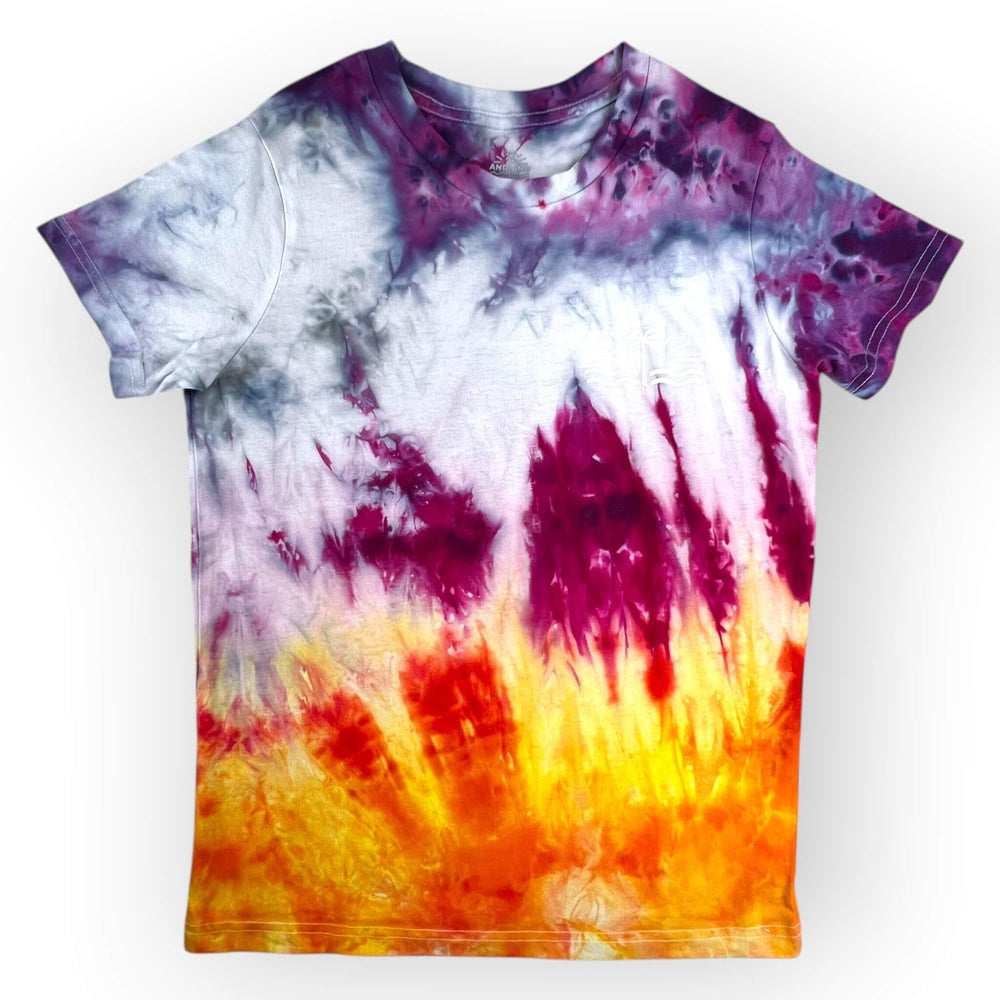 hand dyed Tie Dye Tee Age 10 by And And Tie Dye