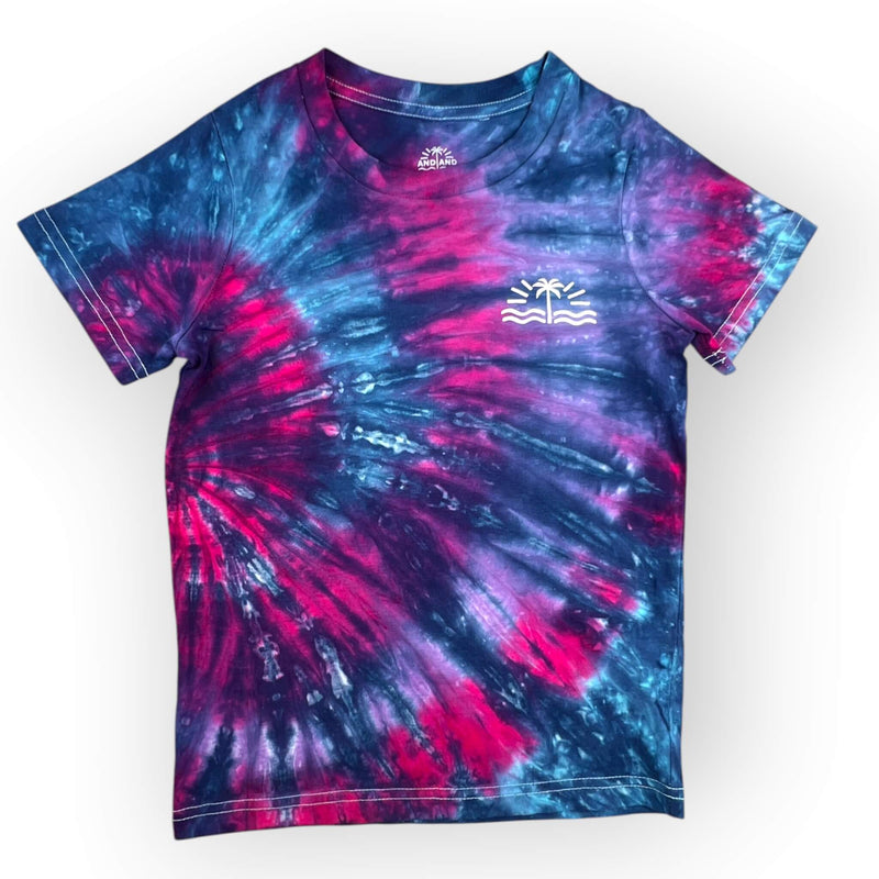 hand dyed Tie Dye Tee Age 6 by And And Tie Dye