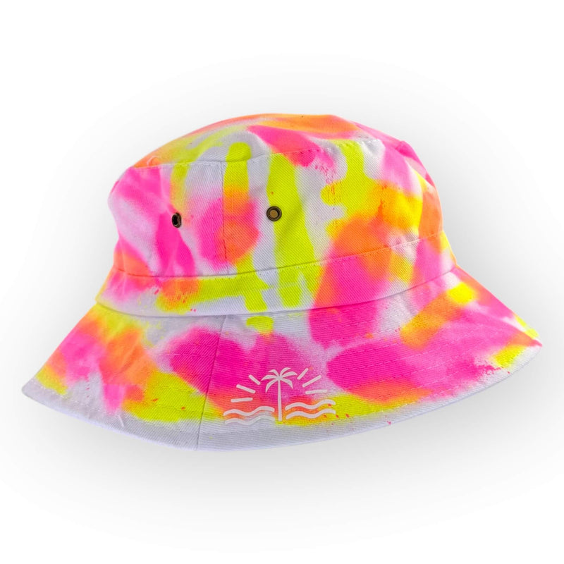 hand dyed Tie Dye Bucket Hat - Toddler / Child Adjustable by And And Tie Dye