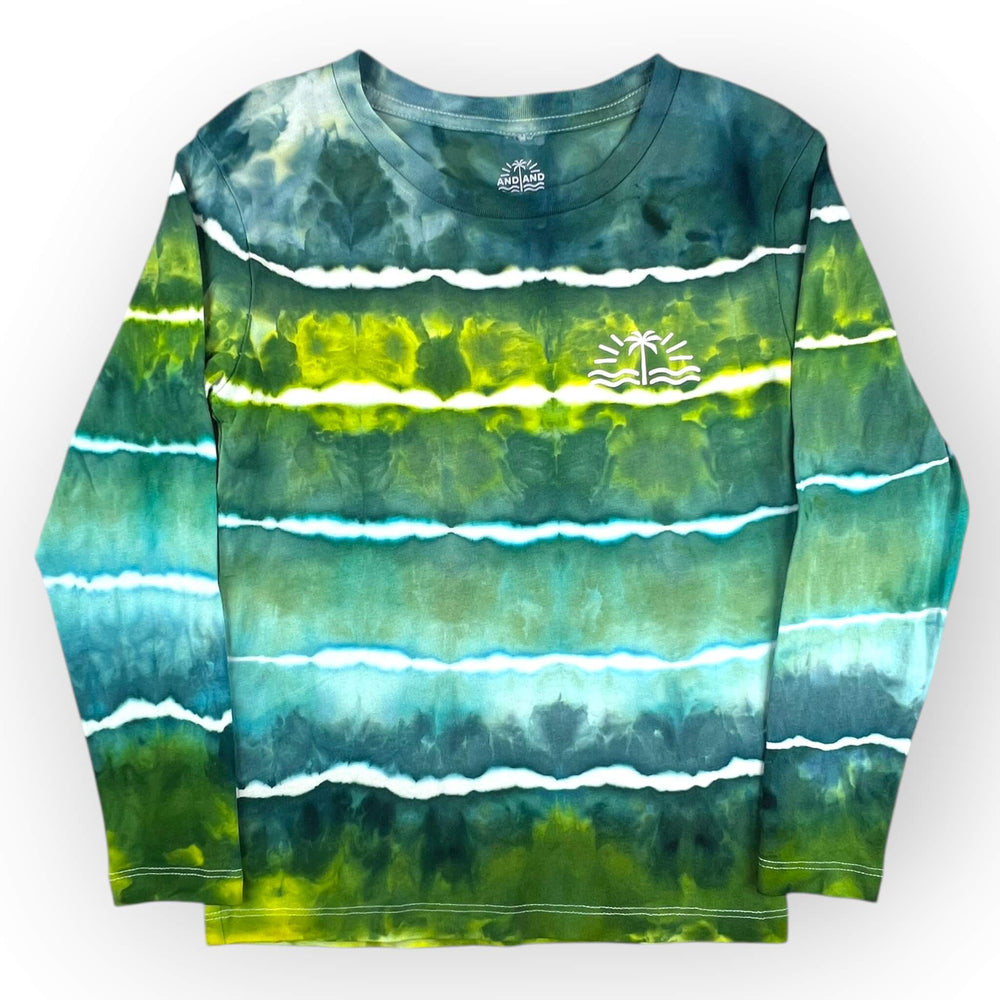hand dyed Tie Dye Long Sleeve Tee Age 6 by And And Tie Dye