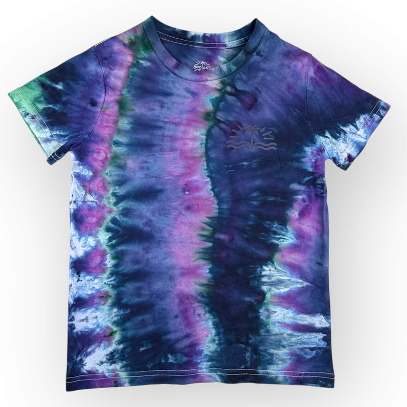 hand dyed Tie Dye Tee Age 8 by And And Tie Dye