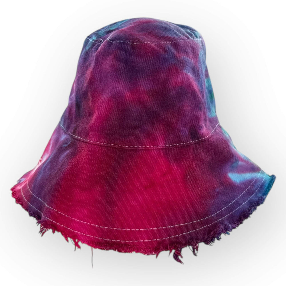 hand dyed Tie Dye Floppy Hat - Adult Size by And And Tie Dye