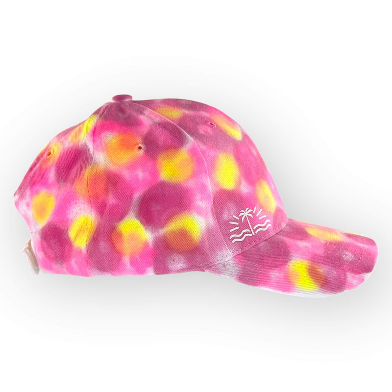 hand dyed Tie Dye Cap - Toddler / Younger Child Adjustable by And And Tie Dye