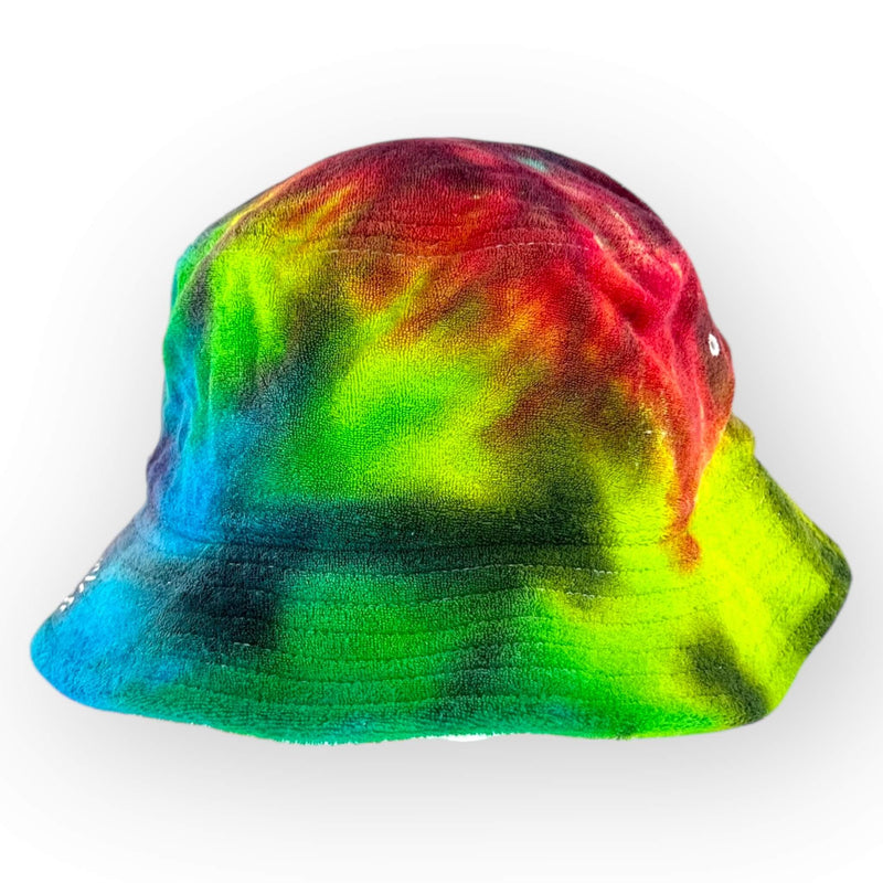 hand dyed Tie Dye Bucket Hat - Adult One Size by And And Tie Dye