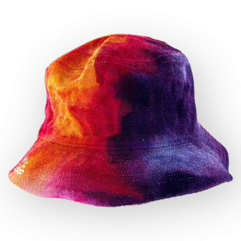 hand dyed Tie Dye Bucket Hat - Adult One Size by And And Tie Dye