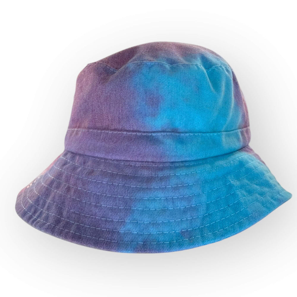 hand dyed Tie Dye Bucket Hat - Toddler / Child Adjustable by And And Tie Dye