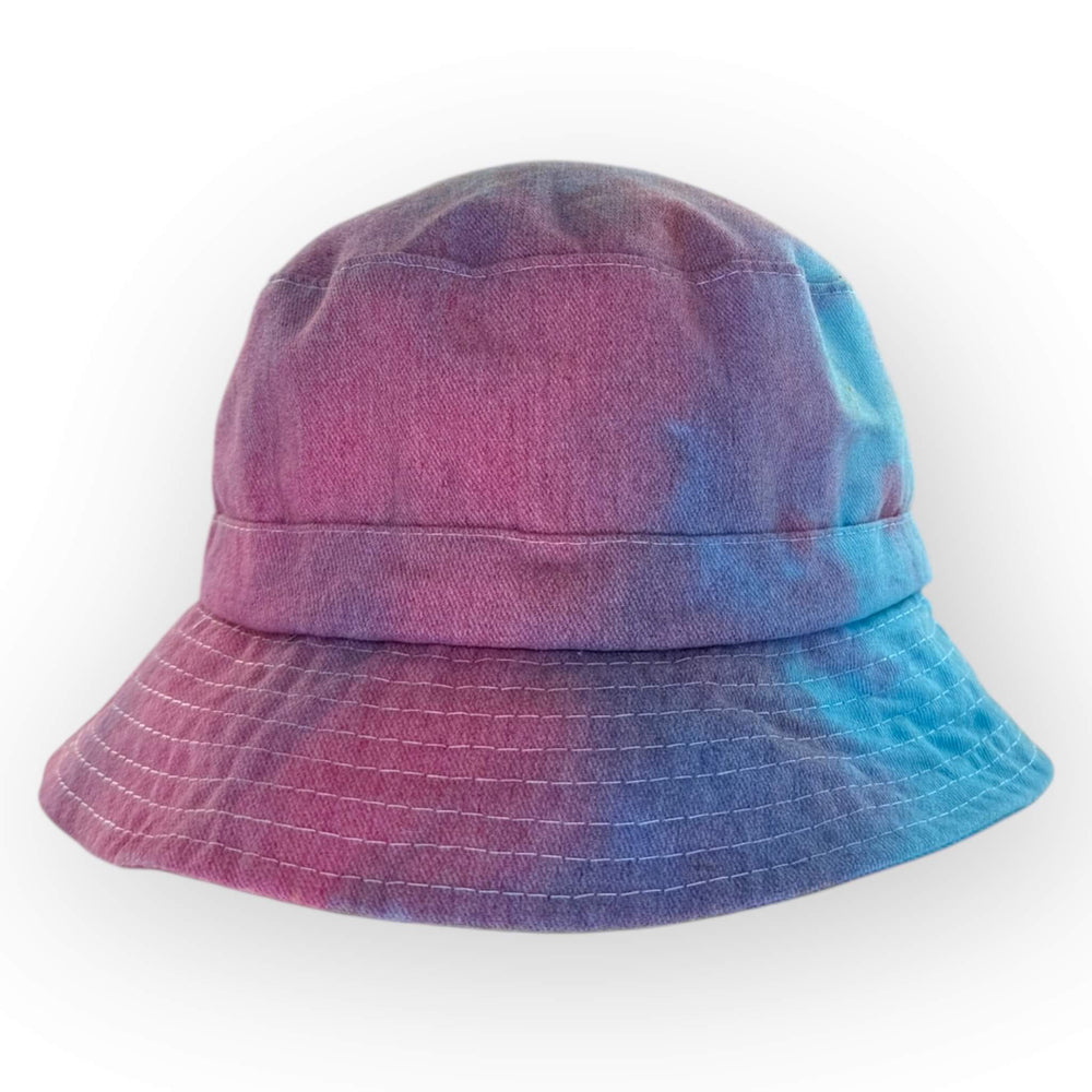 hand dyed Tie Dye Bucket Hat - Older Child / Adult Adjustable by And And Tie Dye