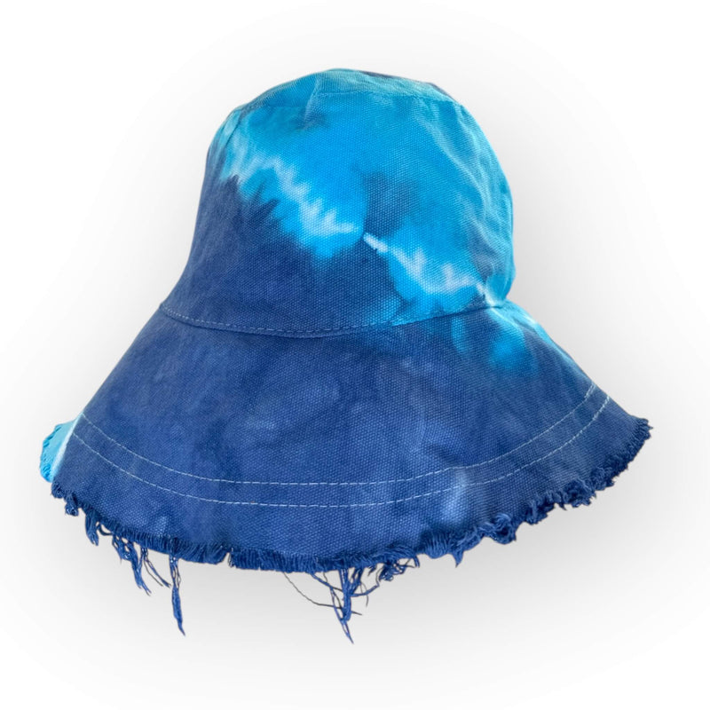 hand dyed Tie Dye Floppy Hat - Adult Size by And And Tie Dye