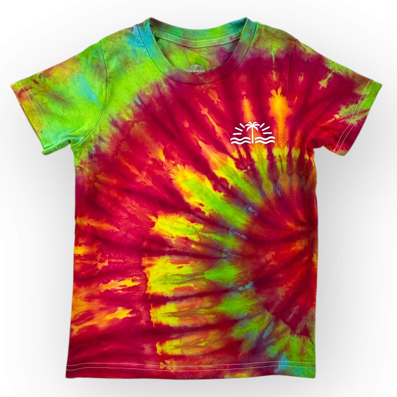 hand dyed Tie Dye Tee Age 6 by And And Tie Dye