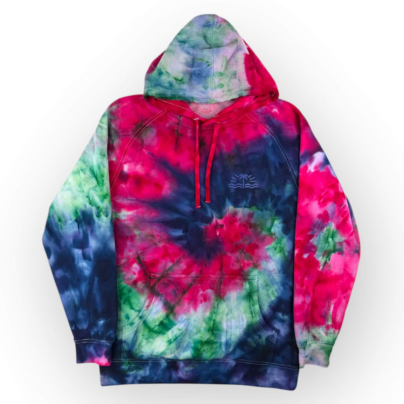 hand dyed Tie Dye Hoodie - Adults Large by And And Tie Dye