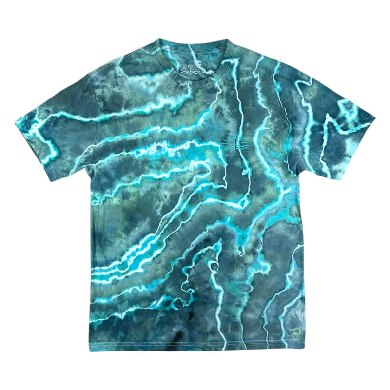 
                  
                    hand dyed MADE to ORDER - Adults Aqua Geode T-Shirt by And And Tie Dye
                  
                
