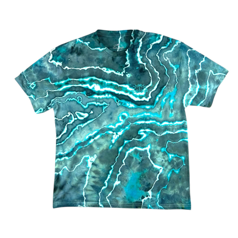 
                  
                    hand dyed MADE to ORDER - Adults Aqua Geode T-Shirt by And And Tie Dye
                  
                