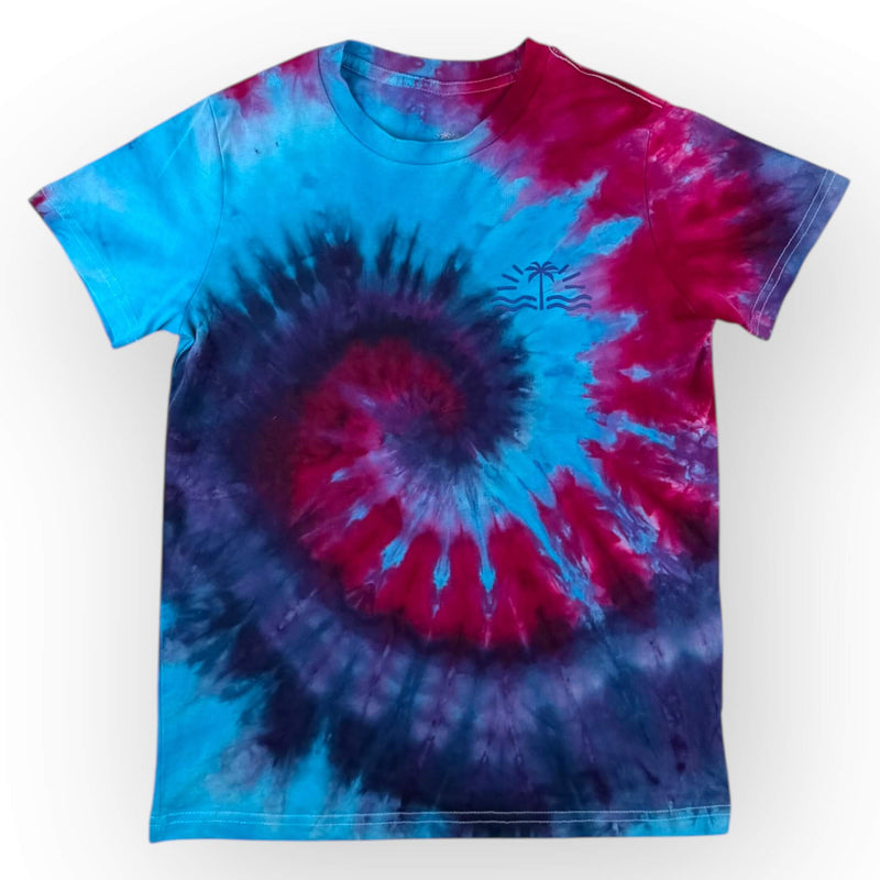 hand dyed Tie Dye Tee Age 10 by And And Tie Dye