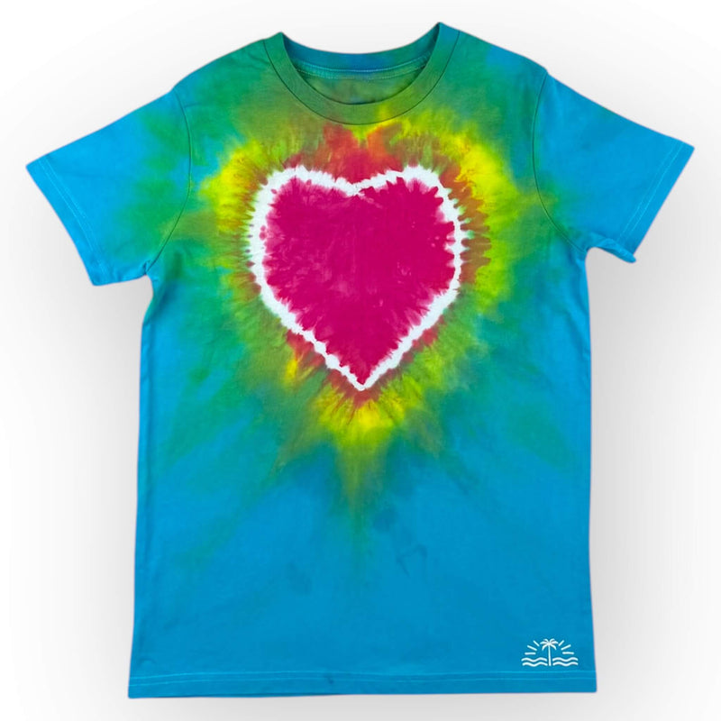 hand dyed Tie Dye Tee Age 10 by And And Tie Dye