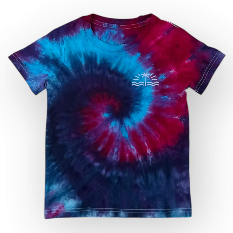 hand dyed Tie Dye Tee Age 4 by And And Tie Dye