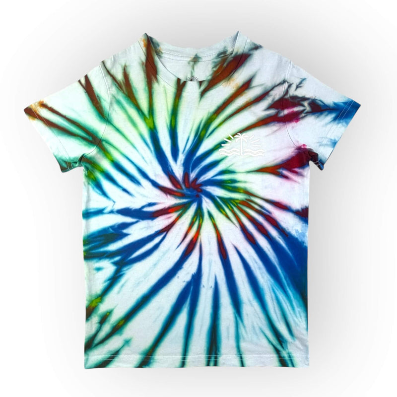 hand dyed Tie Dye Tee Age 8 by And And Tie Dye