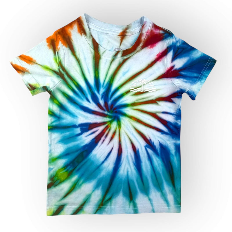 hand dyed Tie Dye Tee Age 4 by And And Tie Dye