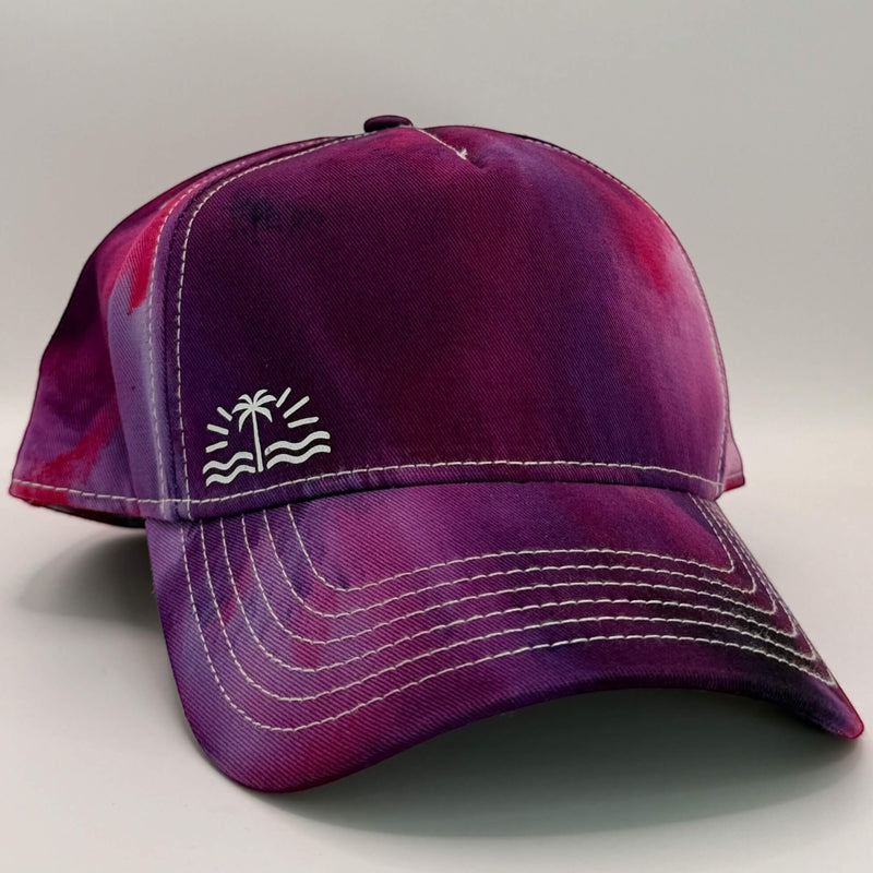 hand dyed Tie Dye Cap - Adults One Size by And And Tie Dye