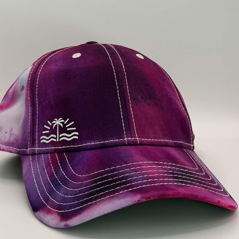 hand dyed Tie Dye Cap - Adults One Size by And And Tie Dye