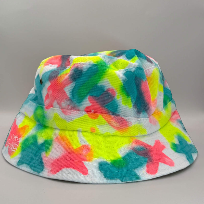 hand dyed Tie Dye Bucket Hat - Older Child / Adult Adjustable by And And Tie Dye