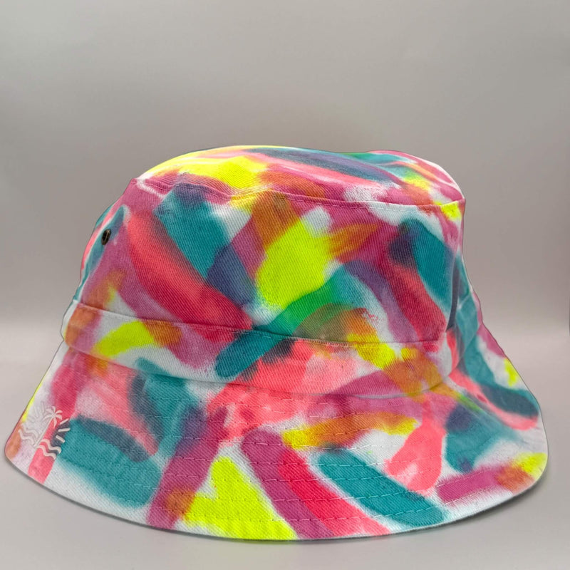 hand dyed Tie Dye Bucket Hat - Older Child / Adult Adjustable by And And Tie Dye