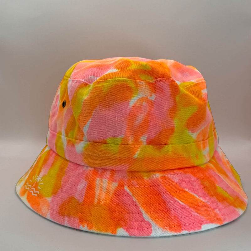 hand dyed Tie Dye Bucket Hat - Older Child / Adult Adjustable by And And Tie Dye