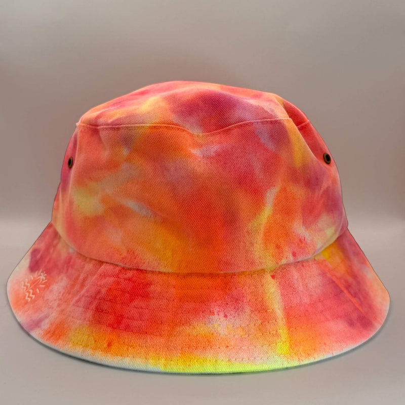 hand dyed Tie Dye Bucket Hat - Older Child / Adult Adjustable by And And Tie Dye