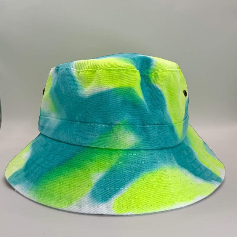 hand dyed Tie Dye Bucket Hat - Toddler / Child Adjustable by And And Tie Dye
