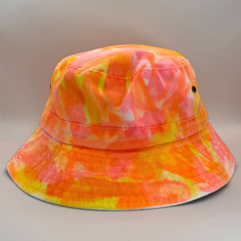 hand dyed Tie Dye Bucket Hat - Toddler / Child Adjustable by And And Tie Dye