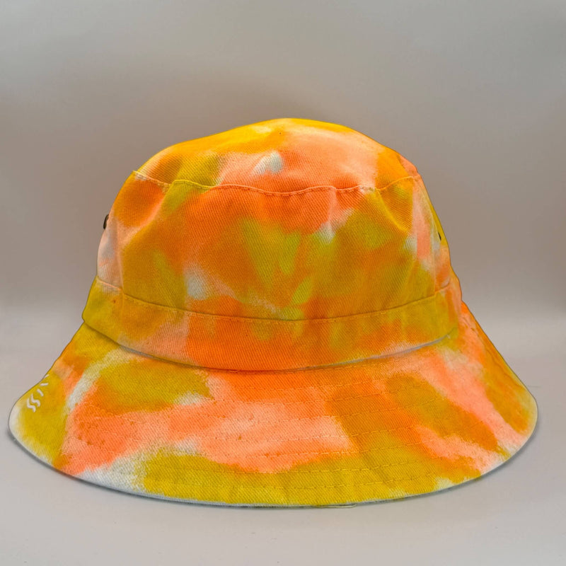 hand dyed Tie Dye Bucket Hat - Toddler / Child Adjustable by And And Tie Dye