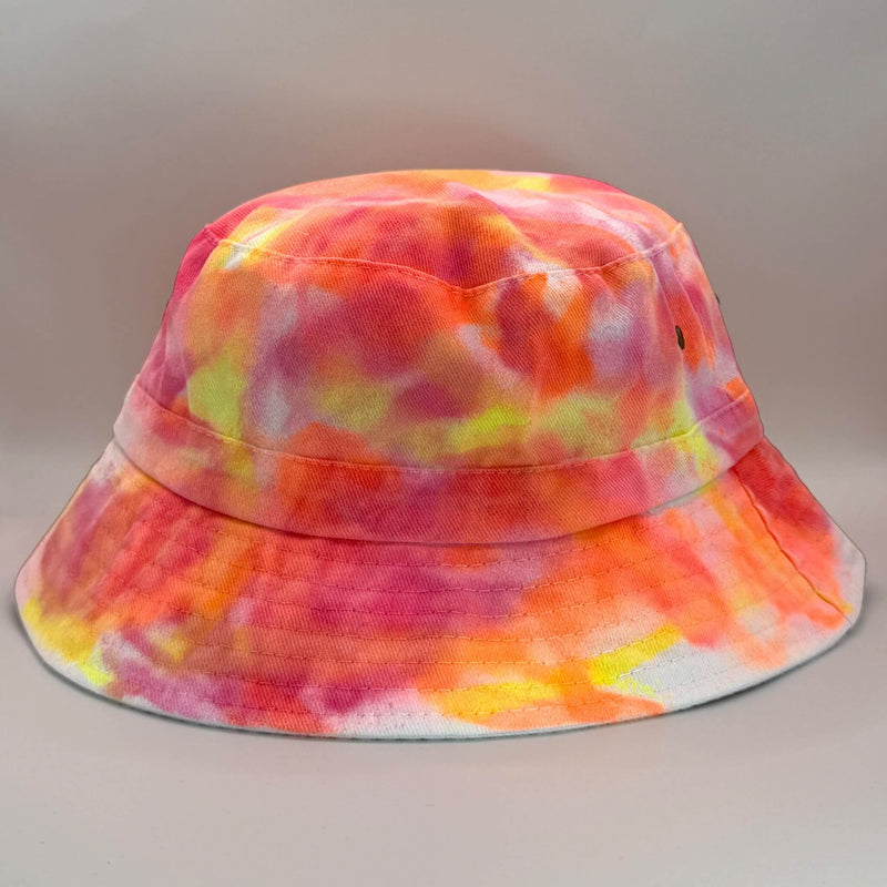 hand dyed Tie Dye Bucket Hat - Toddler / Child Adjustable by And And Tie Dye