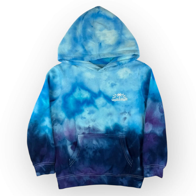 hand dyed Tie Dye Hoodie Age 8 by And And Tie Dye