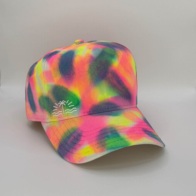 hand dyed Adult Tie Dye Cap (Adjustable) by And And Tie Dye
