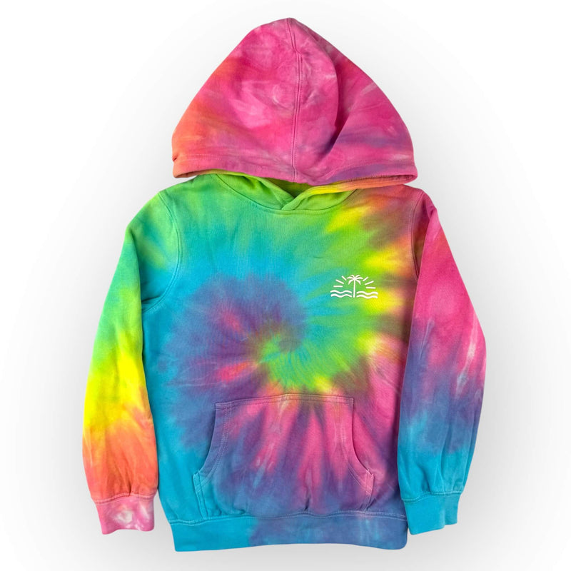 hand dyed Tie Dye Hoodie Age 8 by And And Tie Dye