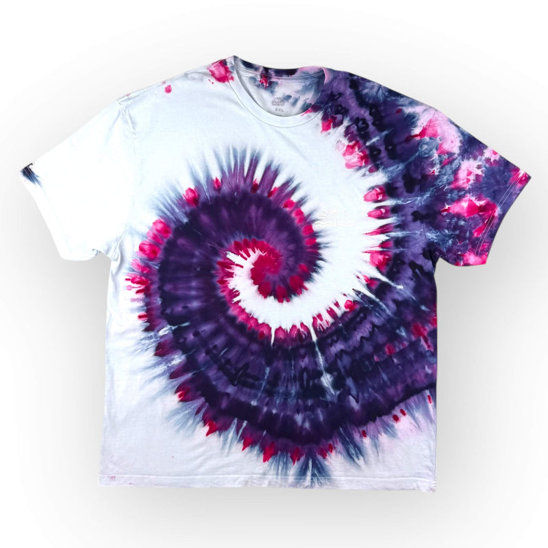 hand dyed Tie Dye Tee - Adults 2XL by And And Tie Dye