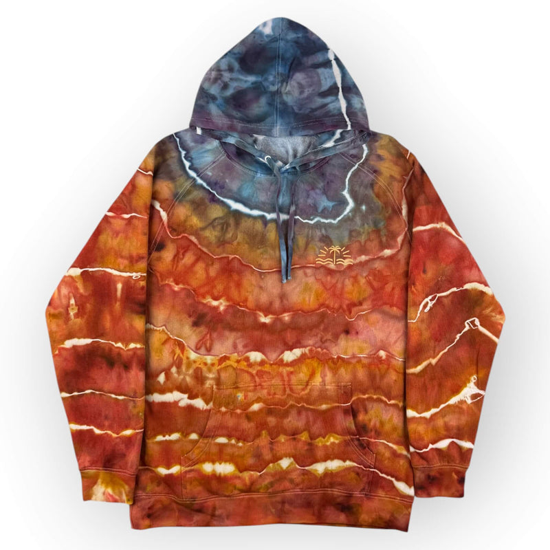 hand dyed Tie Dye Hoodie - Adults 2XL by And And Tie Dye