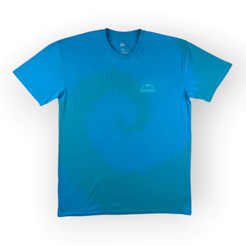 
                  
                    hand dyed Tie Dye Tee - Adults Aqua Reverse by And And Tie Dye
                  
                